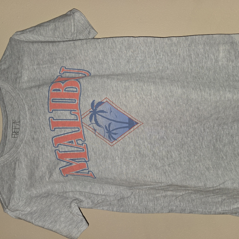 Gray Malibu Graphic T-Shirt
